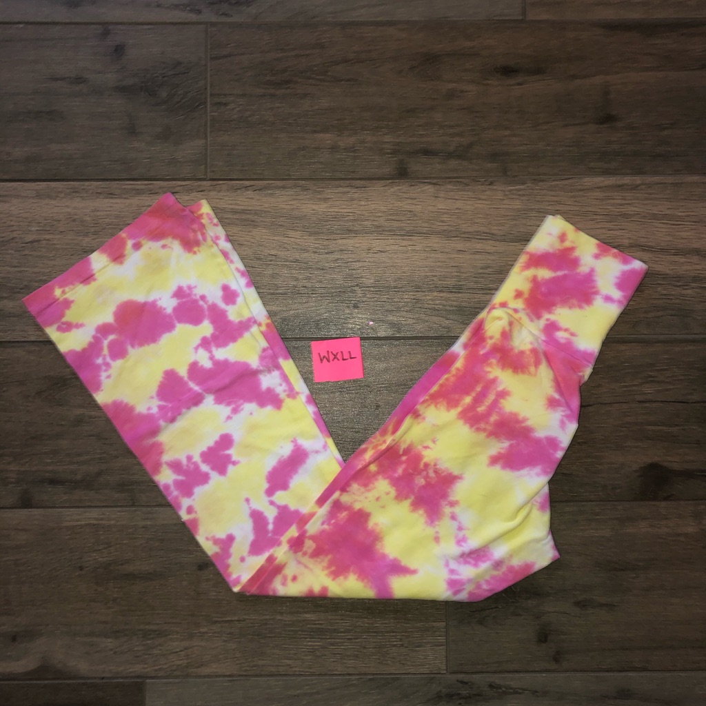 Undee Bandz Yoga Pants TieDye Nwt